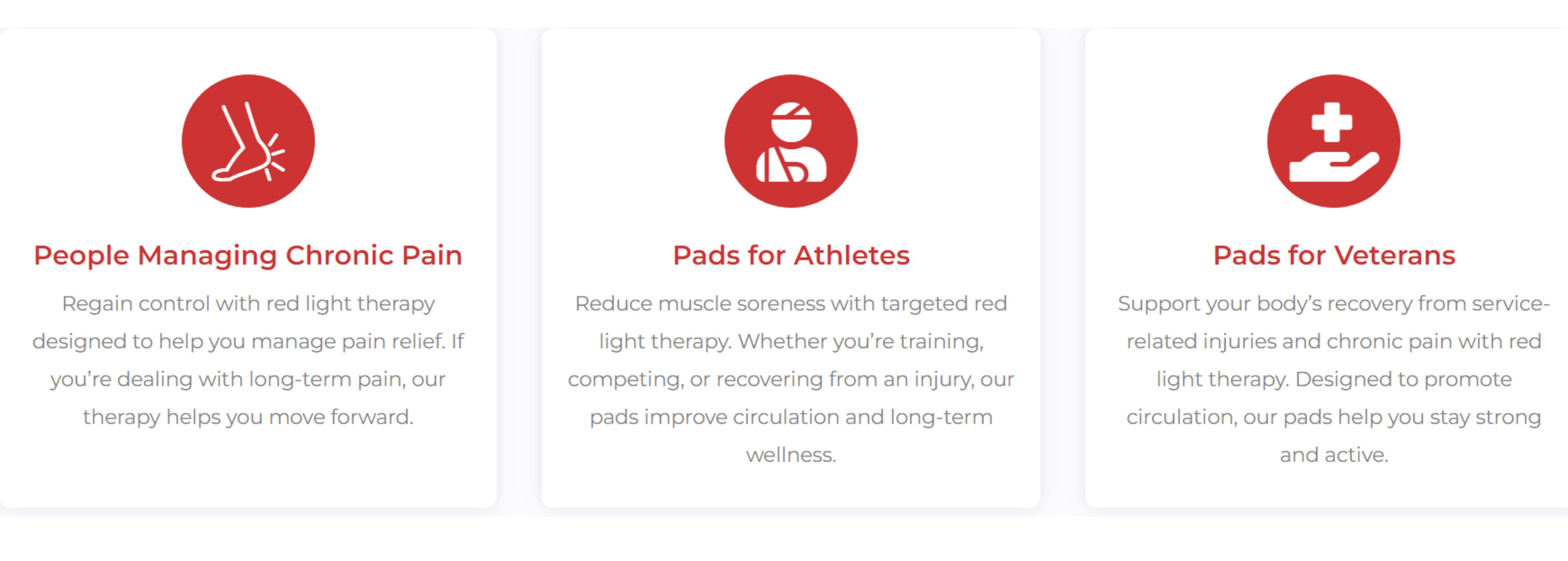 Red Light Frequency Therapy, Chronic Pain, Athletes, Inflammation, Veterans, VA 